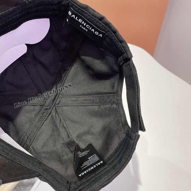 Balenciaga專櫃新款棒球帽 巴黎世家男女通用洗水帆布鴨舌帽 mmyj3171